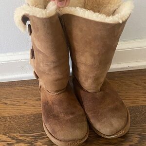 UGG Cream Shearling Boots